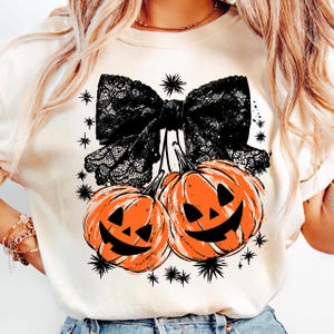 Pumpkin Cherries Autumn Girly png, Halloween Pumpkin png, Fall pumpkin png, Pumpkin Cheeries Coquette Png, Fall png, Girly png
