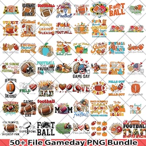 Game Day Bundle Png, Coquette Football Png, Football Season Png, Football Coquette Png, Football Game Day Png Sublimation Designs