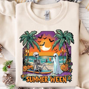 Spooky Summer Halloween Sublimation png, Funny Halloween Png, Vintage Summer png, Halloween Horror Characters, Halloween Shirt png, Retro