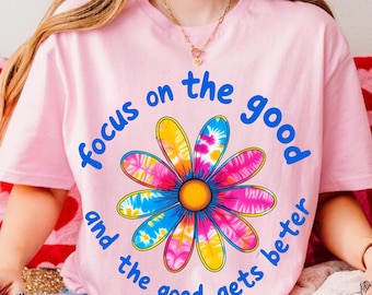 Tie Dye Flower Power PNG, Boho Hippie Sublimation Design (Digital Download)