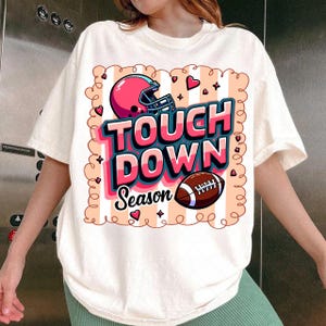 Touchdown Season PNG, Football Coquette Png, Game Day Shirt Design, Football Mama Png, Fall Football Sublimation, Football Mom, Sports