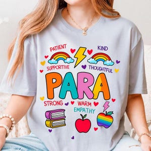 Para Appreciation Png, Back To School Png, First Day of School Png, Paraprofessional Png, Teacher Gift, Kindergarten Teacher Png Sublimation