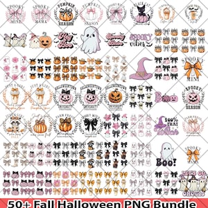 50+ Retro Herbst Halloween Bundle PNG, Halloween Bundle, Halloween Png, Gruselige Saison Png, Herbst Png, Retro Halloween Png, Halloween Png Design