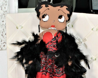 African American Betty Boop Doll 18"  (ALIZA) #35