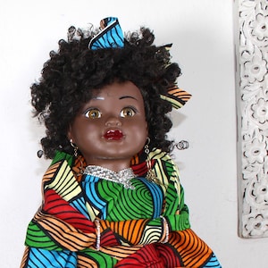 African American Doll 18"  (MAKEE'BA)  #55