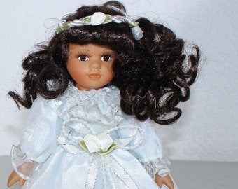 African American Mini Porcelain Doll 10&quot; (AZURA) #66