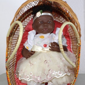 Paradise Galleries African American Reborn Baby Doll Daisy May