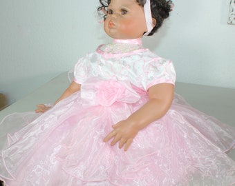 African American Porcelain Doll  21&quot; (MIMI)  #44
