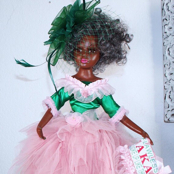 African American Porcelain Doll  AKA 19"   KENJA #119