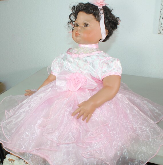 African American Porcelain Doll  21" (MIMI)  #103