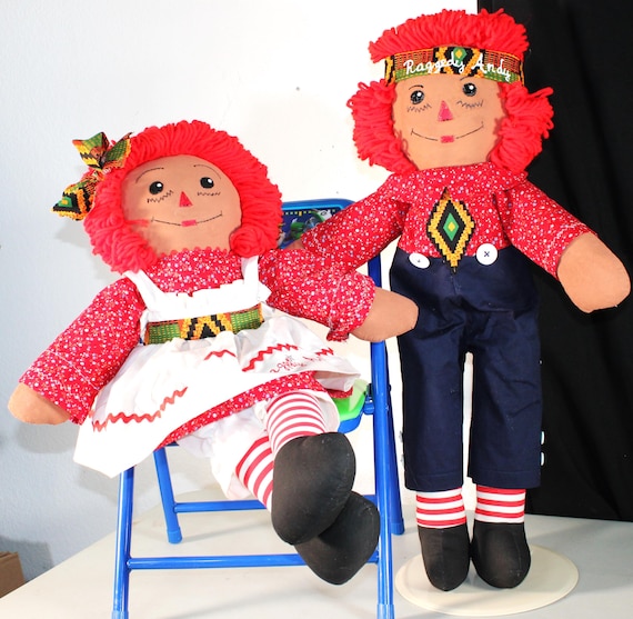 African American Raggedy Ann and Andy (Ex. Large)  24"  #72