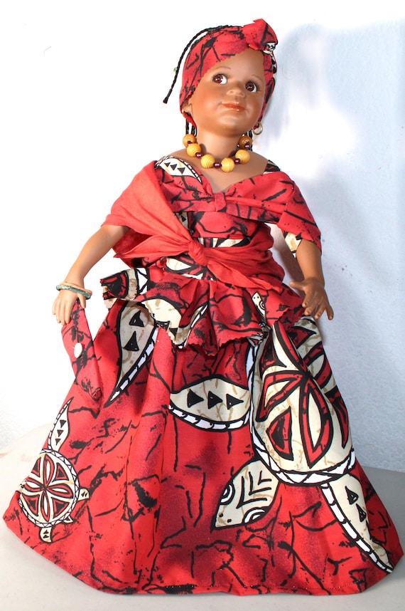 African American Porcelain Doll 20" (UJANAH) #121