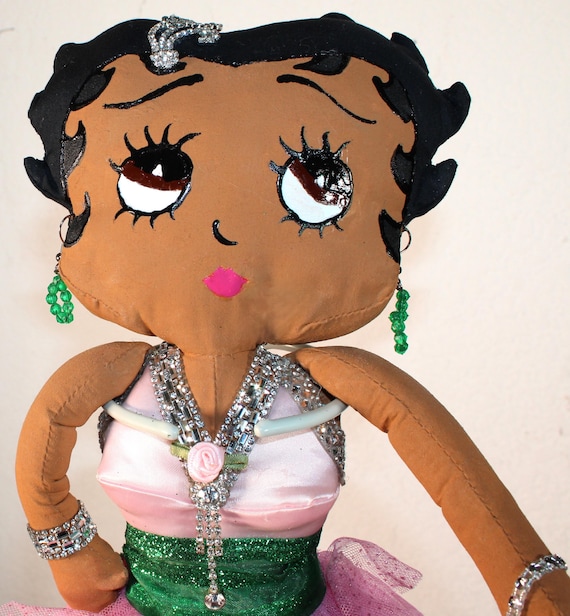 African American  Betty Boop Soror Doll (AKA) 18"  (#69)