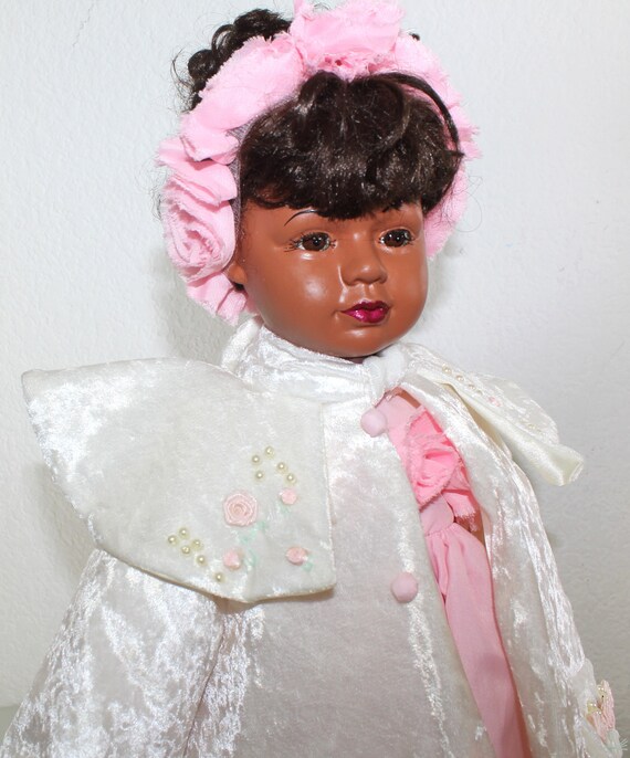 African American Porcelain Doll (KASANDRA  ) #63
