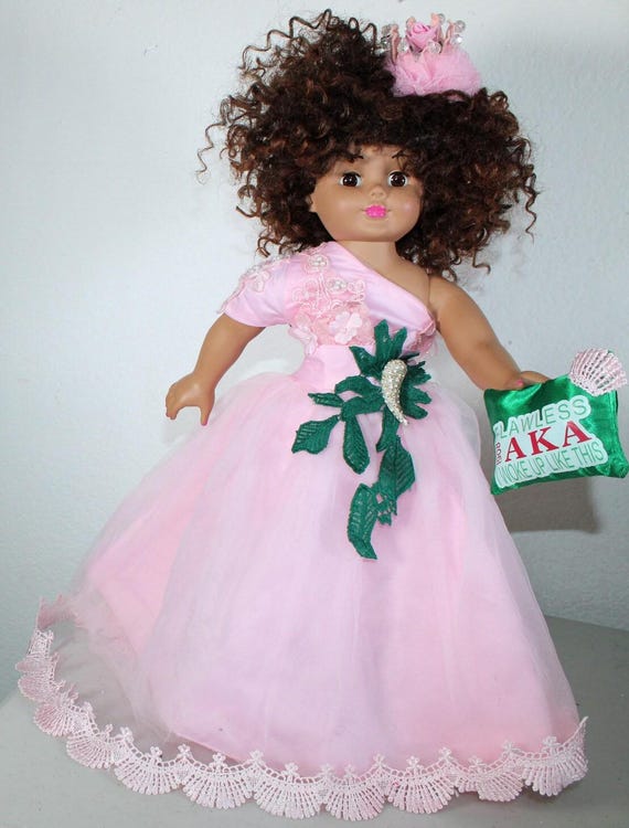 AKA Soror African American Soror Doll 18" #57