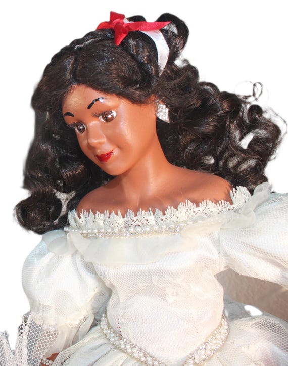 African American Porcelain SOROR  Doll #115 (Delta Sigma Theta) VALENCIA