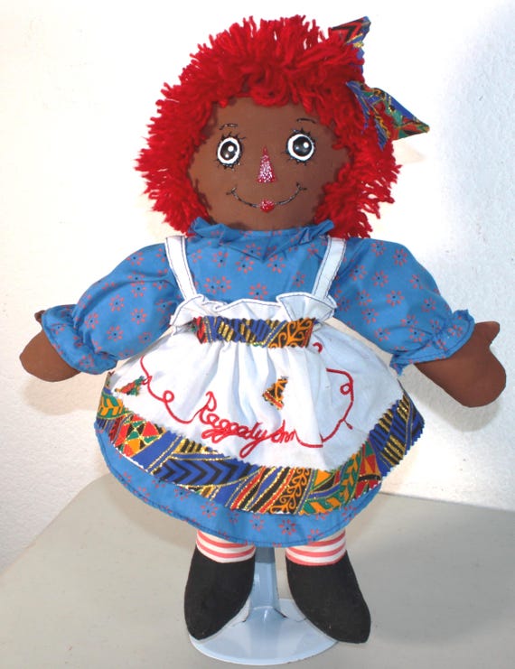 African American Raggedy Ann/Andy Doll Set 16" (#94)