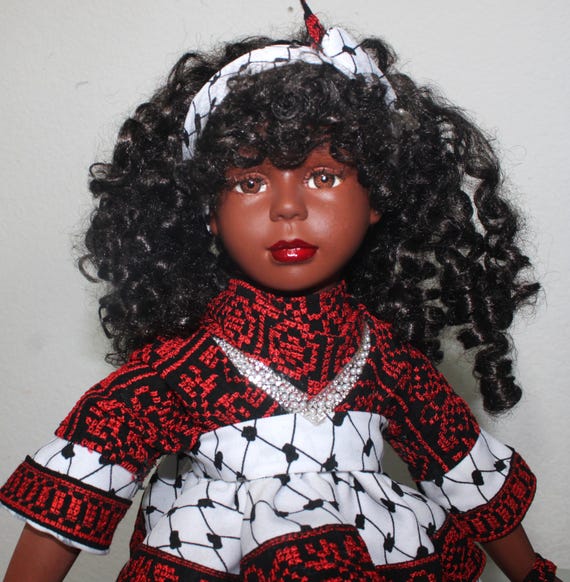 African American Porcelain Doll 21" (BROOKE) #122