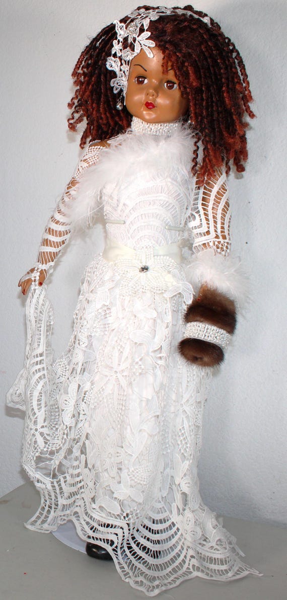 African American Doll 30"  (MINA) #88
