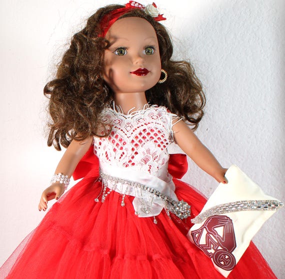 African American SOROR (DELTA) Doll 18"  (KHALYNN) #97