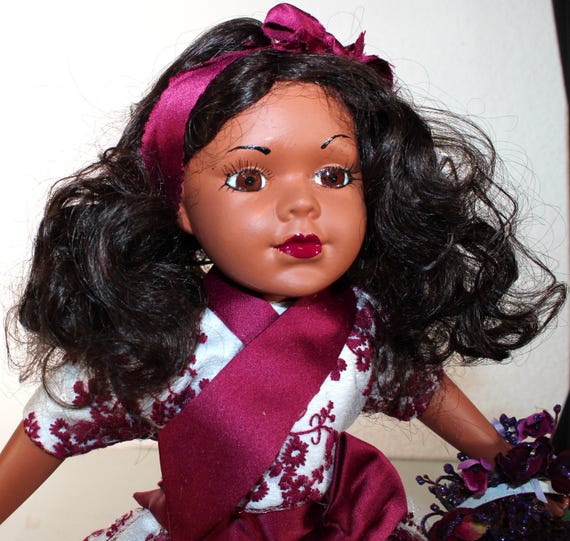 African American Porcelain Doll  #120 (SHANDRA)