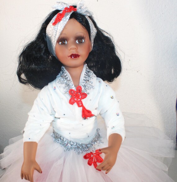 African American Porcelain Doll 17" (YAKIRA) #106