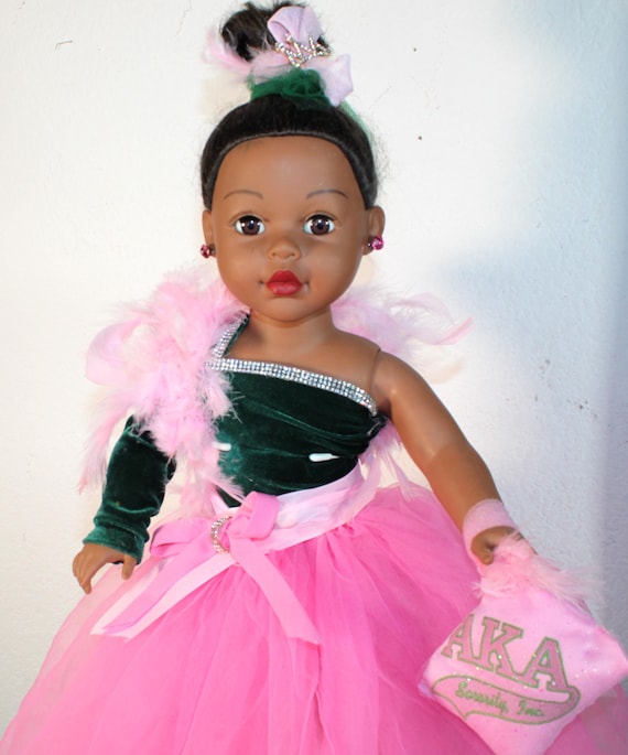 African American Soror Doll (AKA) 18" (TARA) #94
