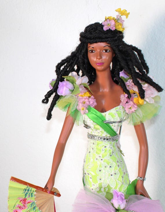African American Doll  22"   (INGA) #128