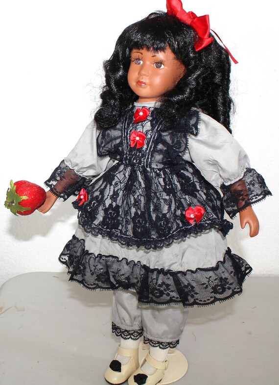 African American Porcelain Doll 16" (AVANI) #87