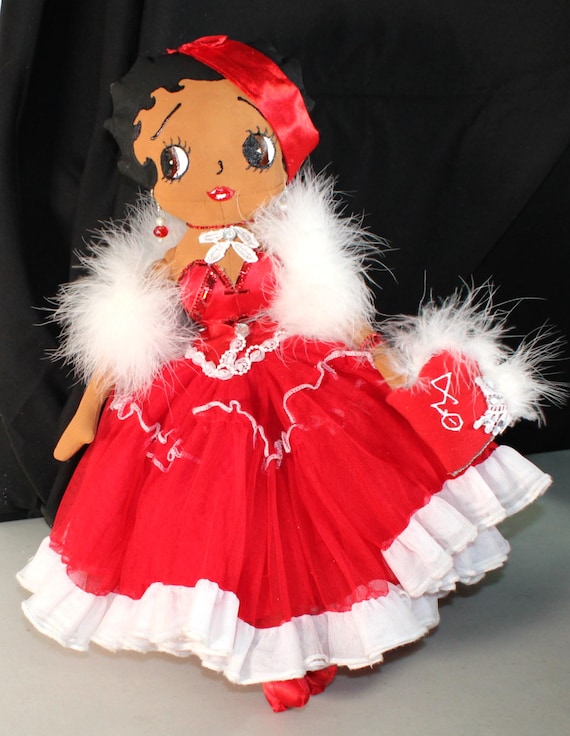 African American Soror Betty Boop Doll (DELTA SIGMA THETA) #82