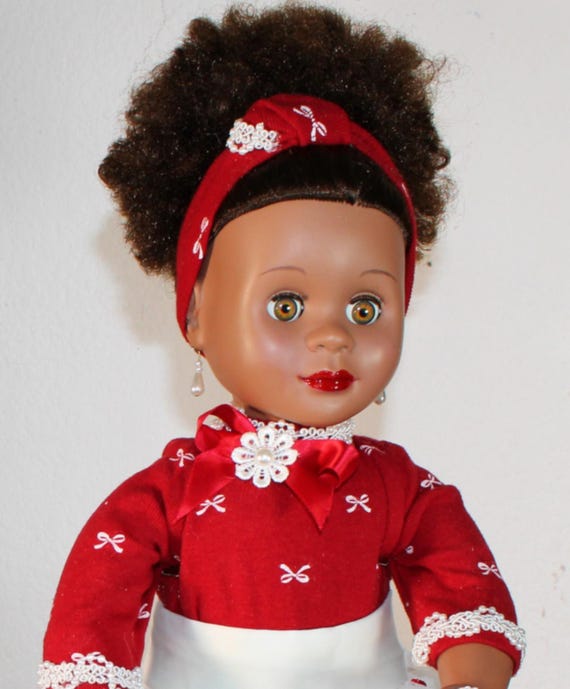 African American SOROR (DELTA) Doll 18" (RECEE) #109