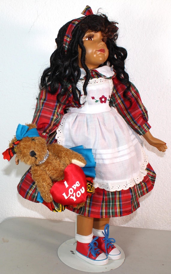 African American Porcelain Doll 20" #109 (ANDEE)