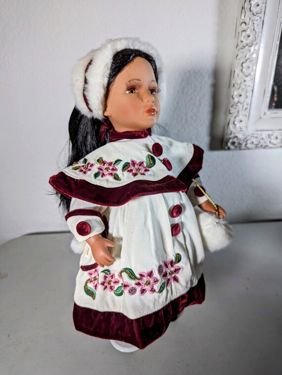 Porcelain Multi Racial Doll 16" Natalie #54