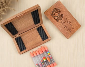 Personalized Fishing Tackle Box, Laser Engraved Jig Box, Personalized Fishing Gift, Monogrammed Tackle Box, Custom Fly Fishing Box