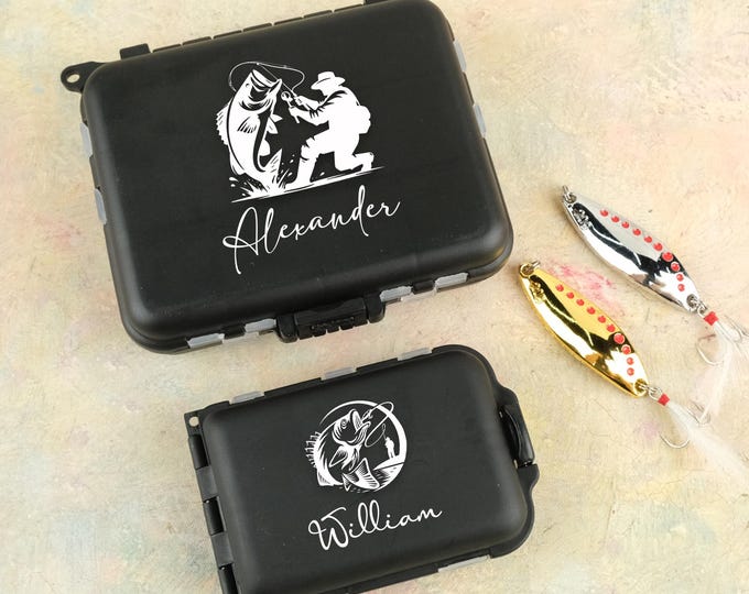 Personalized Fishing Tackle Box, Customizable Organizer for Lures and Gear, Fishing Side Tray Organizer, Tackle Box Accessory for Lures