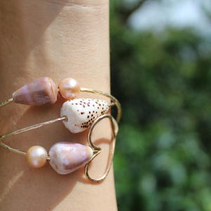 Cone Shell Bangle 14k Gold Filled Size 9