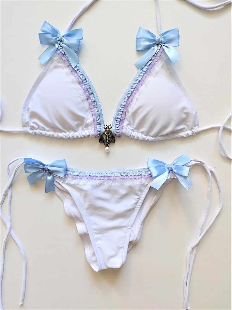 PASTEL GOTH BIKINI Scrunch Bottom Brazilian Bikini Cheeky Etsy