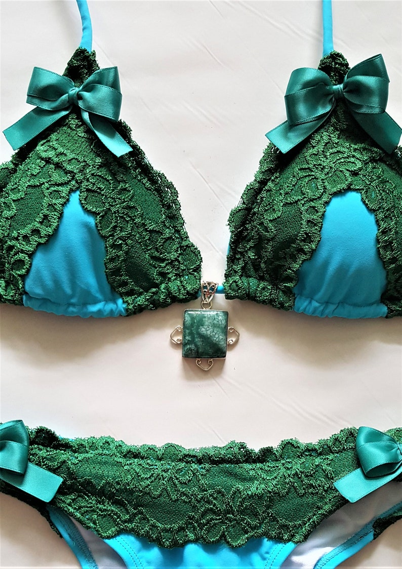 VICTORIAN GOTHIC BIKINI Scrunch Pucker Bottom Brazilian Bikini Etsy