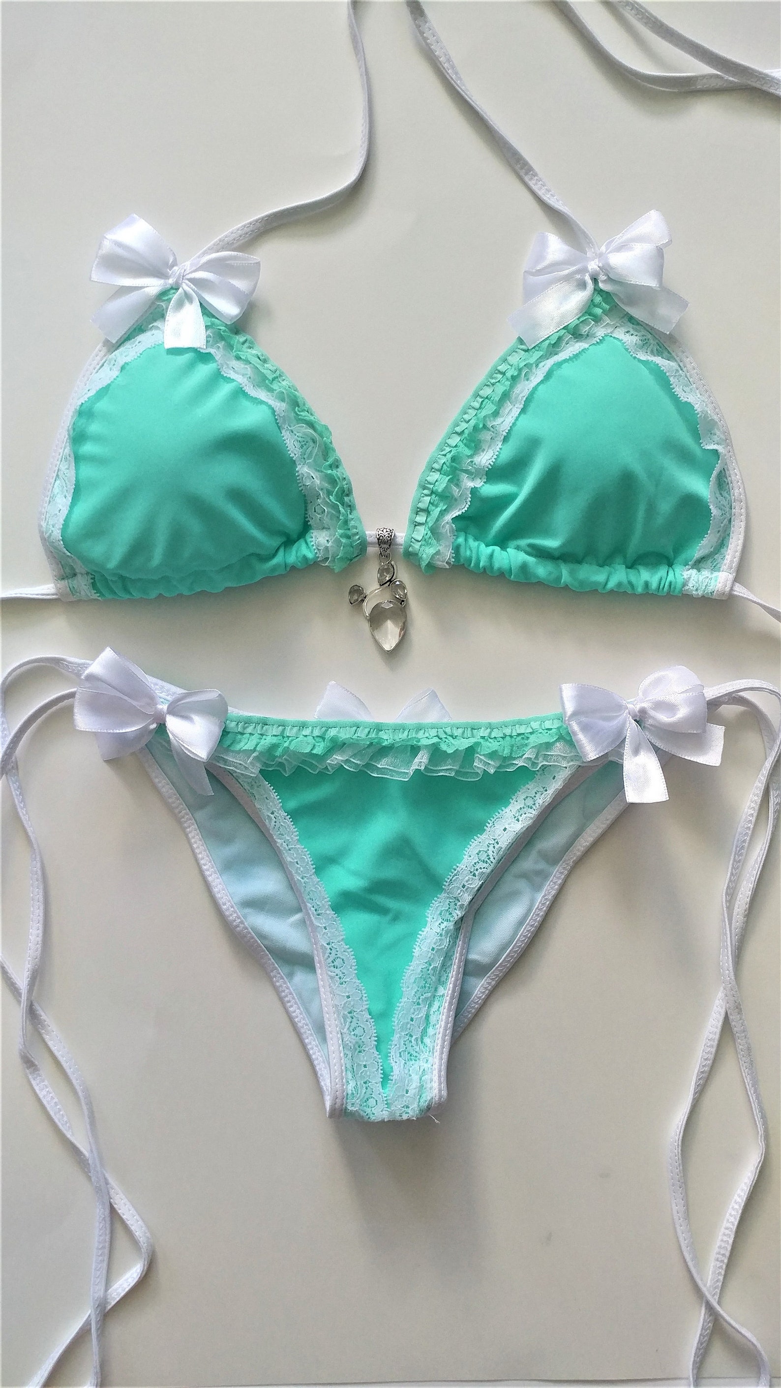 SWEET LOLITA BIKINI Scrunch Bottom Traje de baño brasileño | Etsy