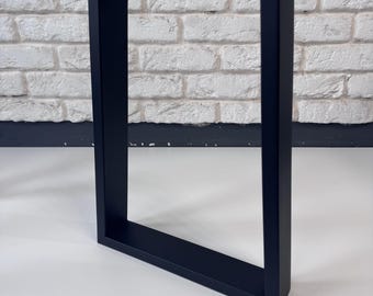 Patas de mesa trapezoidales de metal - Escritorio de acero - Comedor, café o banco - Juego de 2