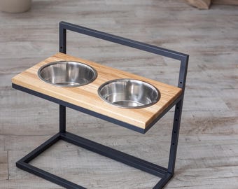Mesa elevada para comedero de perros, plataforma de alimentación elevada, comedero alto para cachorros