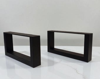 Patas de metal para muebles, acero con recubrimiento en polvo, patas de mesa o sofá para bricolaje, juego de 2