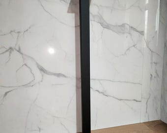 Juego de 4 patas de mesa de comedor de hierro negro