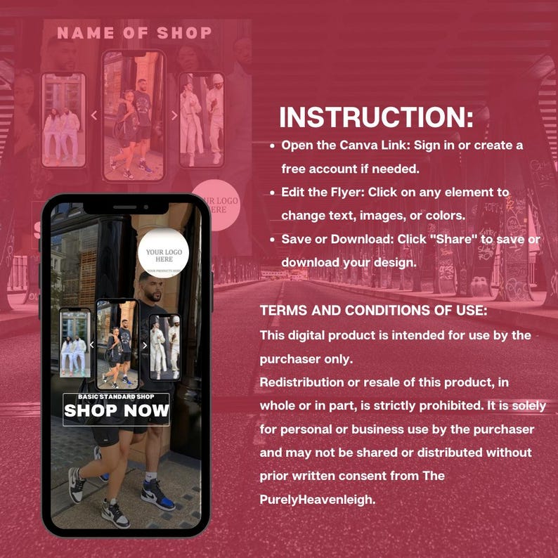 Bold + Stylish Editable Flyer Template, Facebook Cover/webpage Cover ...