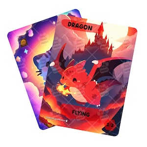2/2 Dragon Token for MTG