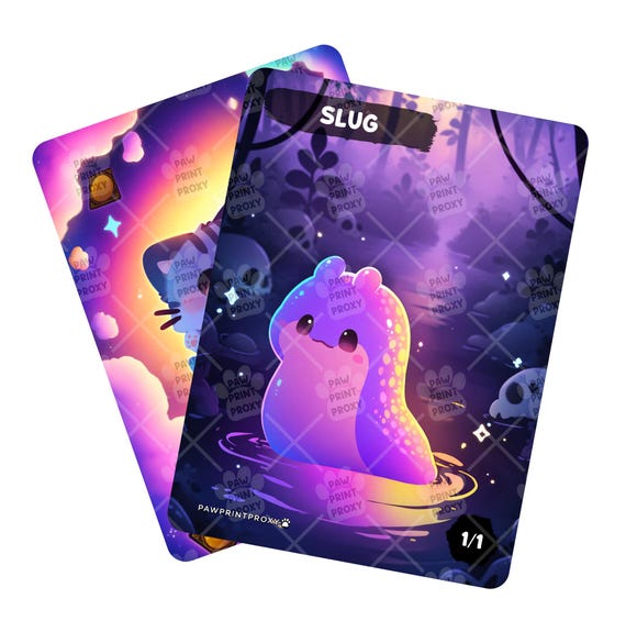 slug cards mtg Slug 1/1 Token – Mega Chibi main image 1