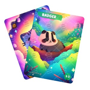 3/3 Badger Token for MTG