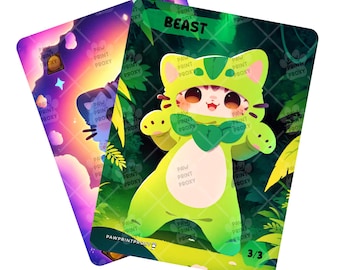 Ficha de Bestia 3/3 para MTG