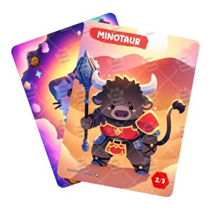 2/3 Minotaur Token for MTG