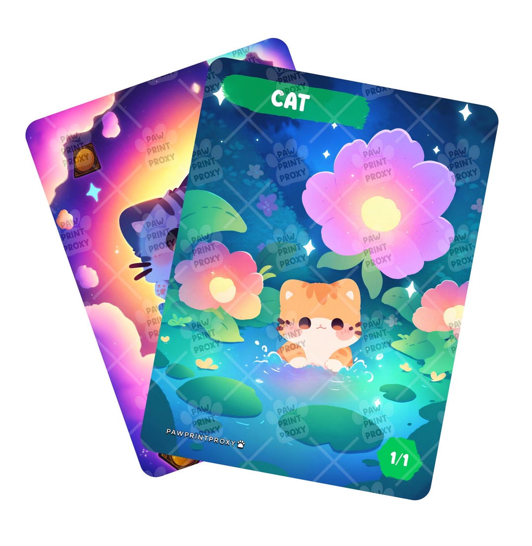 1/1 Cat Token for MTG - Etsy
